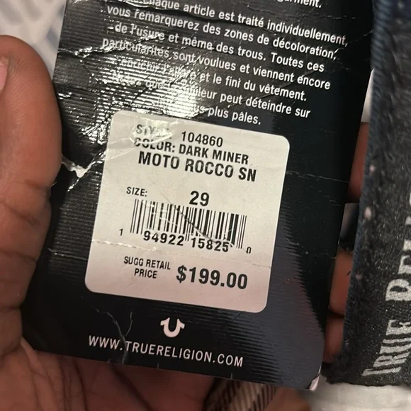 Brand new true religion pants